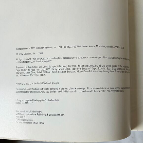 The Big Book of Harley-Davidson Paperback Book - Motorcycle History 12.5" x 9.5" - Picture 3 of 16